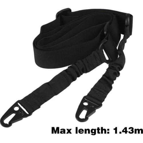 Bugleman Tactical 1.43m Gun Rope Strapping Belt Military Airsoft ButtStock Sling Adapter Rifle Stock Gun Strap
