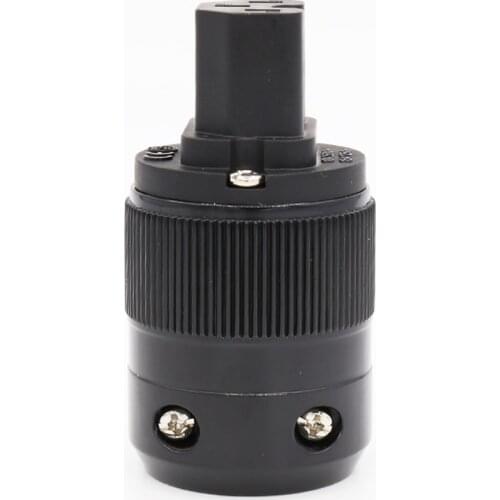 2PCS VF504R audio IEC Black Power cord connector DIY Power cable Connector