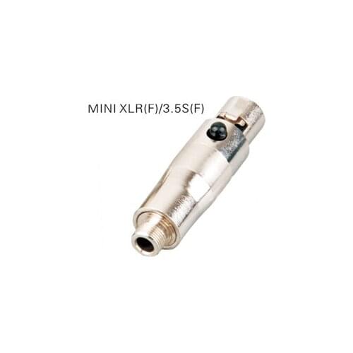 20pcs/lot KL Mini Xlr Female to 3.5mm Jack male Audio Adapter