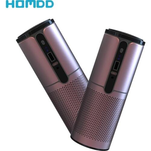 HOMDD Car Air Purifier For home Activated Carbon H13 HEPA Filter Mini Touch Air Cleaner Smart Adjustable Gear USB Air Purifier