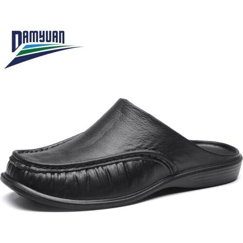 Damyuan 2020 Men Summer Lightweight Slippers Home EVA Half Slippers House Indoor Shoes Casual Work Slipper Size 40-47
