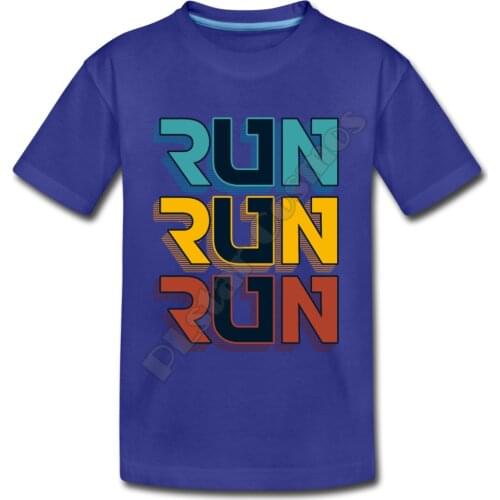 Run Heart Kids T-Shirt 3D All Over Printed Kids t shirts Boy For Girl Funny Animal Summer Short Sleeve