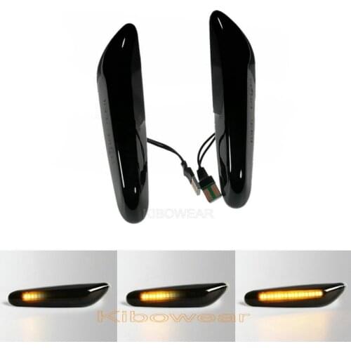 Dynamic LED Fender Light Side Marker For BMW E60 E61 E90 E91 E87 E81 E84 E88 E92 E93 E82 1 3 5 x1 turn signal flasher blinker