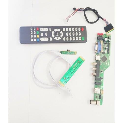 For LP140WH1-TLA4/TLB1 14" 1366*768 PC T.V53 screen controller board LVDS 40Pin WLED VGA+HDMI-Compatible+AV+USB+RF