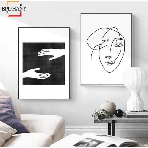 Ephany Wall Black And White Paintings