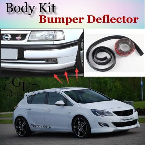 Bumper Lip Lips For Opel Astra J 2009~2015 / Spoiler / Body Kit Scratch Proof Adhesive / Car Scratch Proof Adhesive Strip