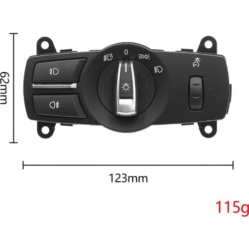 Car Headlight Switch button Light Control Panel Fog Light Switch For BMW 5 Series 7 Series X3 F02 F10 F18 F25 9346841 02