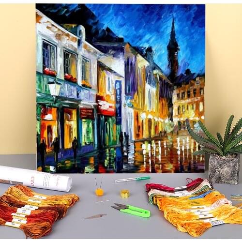 The Dream The Soul Pre-Printed 11CT Cross-Stitch Set DIY Embroidery DMC Threads Knitting Painting Handmade Sewing Different