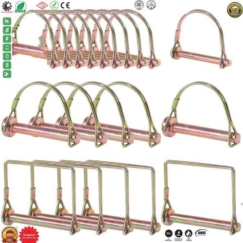 Heavy Duty PTO Pin Assortment Kit for Farm Trailers Wagons Lawn Garden,Hardware Pins,Heavy Duty Hitch Pin Fasteners Pins