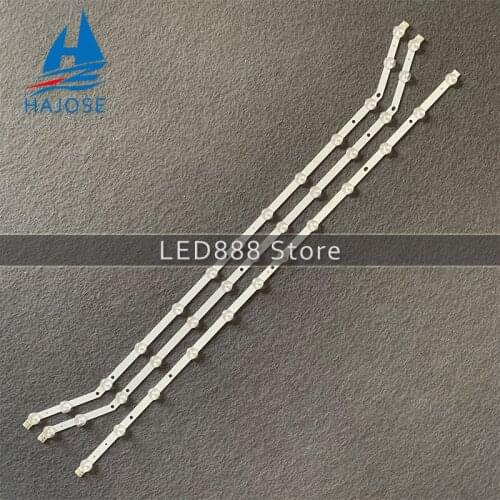 NEW100%Original LED Backlight strip 13 lamp For Samsung 40"TV D3GE-400SMB-R3 D3GE-400SMA-R2 UE40H6203AW UE40H6203AK LM41-00001V