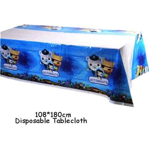 Octonauts Disposable Tablecloth Octonauts Birthday Party Supplies Baby Shower 1th Kids Birthday Party Gift For Child Decor