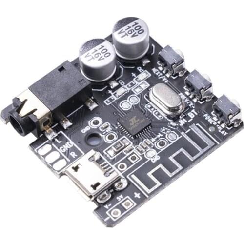 3.7-5V DIY Bluetooth Audio Receiver board Bluetooth 5.0 MP3 Lossless Decoder Board Wireless Stereo Music Car Speaker Module