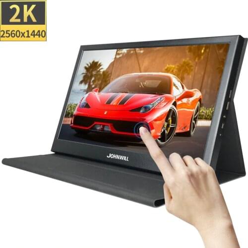 Portable monitor pc 13.3 inch 1080P 2K touch screen ips lcd display hdmi gaming monitor for laptop ps3 ps4 Xbox one raspberry pi
