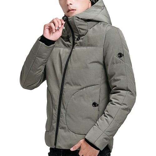 Drop shipping men winter jackets and coats casual mens parkas cotton padded outwer overcoat NXP24