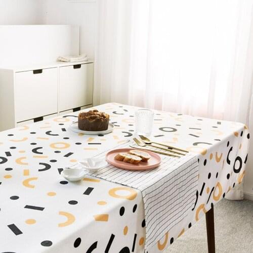 Nordic simplicity modernity tablecloth dining table covers thick dressing table cloth home kitchen banquet party decoration