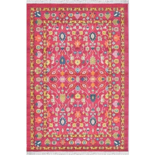 Turkmen Authentic Vintage Pattern Fringed Rug Decorative Rugs Turkish Rugs Kitchen Carpet Living Room Rug Carpet Bedroom Rug