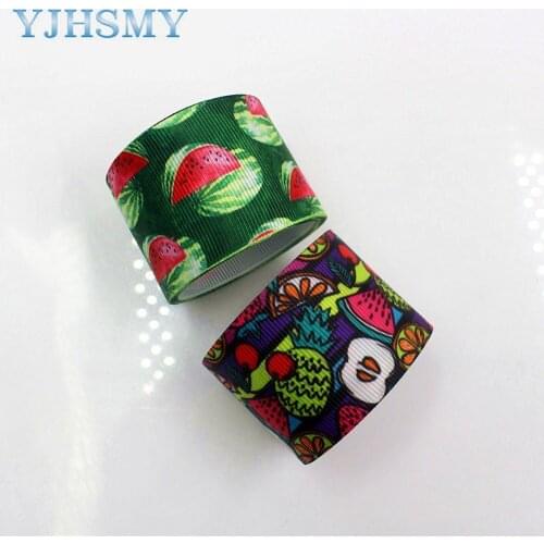 YJHSMY,C-17928-645,38 mm 10 yards watermelon Printed grosgrain ribbons,DIY handmade Hair accessories Material wedding gift wrap