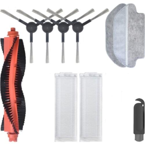 For Xiaomi Mijia Mop Pro STYTJ02YM/VIOMI V2 PRO/V3 Robot Vacuum Cleaner Main/Side Brush Hepa Filter Mop Cloth Parts
