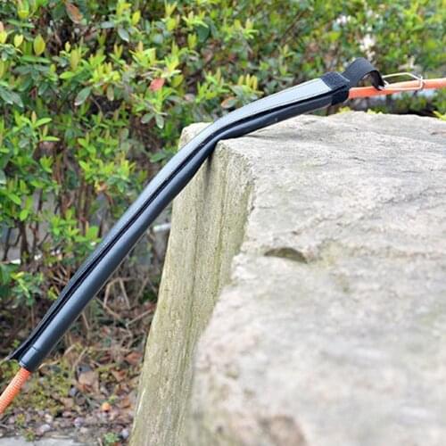 1PC High Strength Anti Abrasion Leather Cover Rope Climbing Protection Sleeve Tape Rope Protection For Outdoor Q8I2