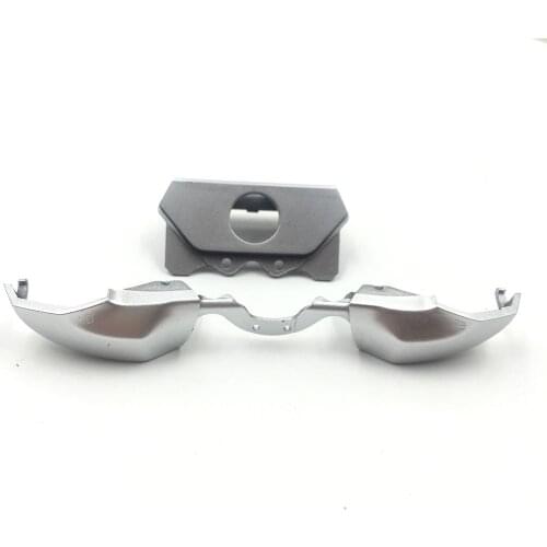 10PCS Silver Replacement Silver LB RB Bumper Trigger & Middle Kit for Xbox One Elite 3.5mm Controller