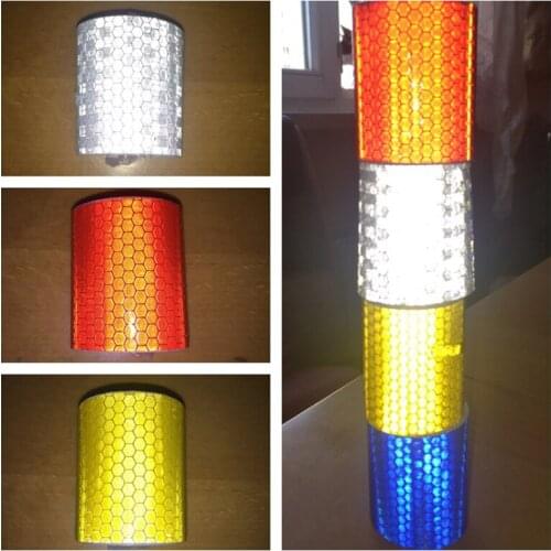 100x5cm Car Reflective Strip Stickers Road Warning Strip-style Decoration Film Safe Motorcycle Baby Car Reflect Road Safety Tape