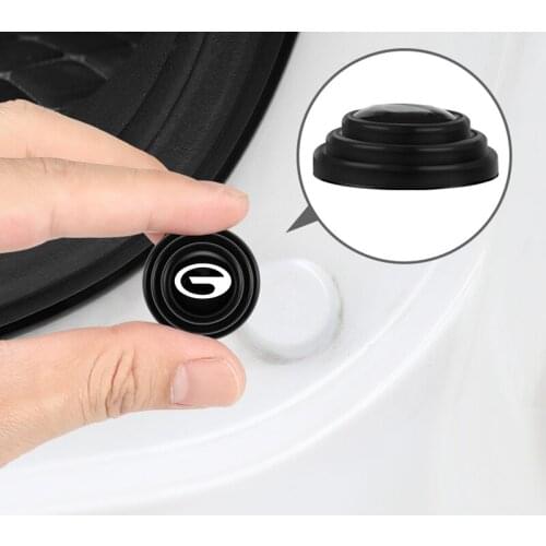 2/4pcs Silicone Car Door Shock Stickers Absorber Shock Pad For Trumpchi Gac Gs4 Gs5 Coupe Ga4 Gs8 Gm8 Accessories