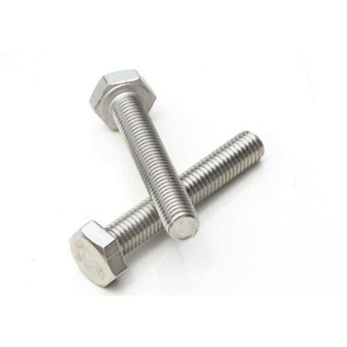 2PCS 304 Stainless Steel Hex Screw Bolt M10 * 16