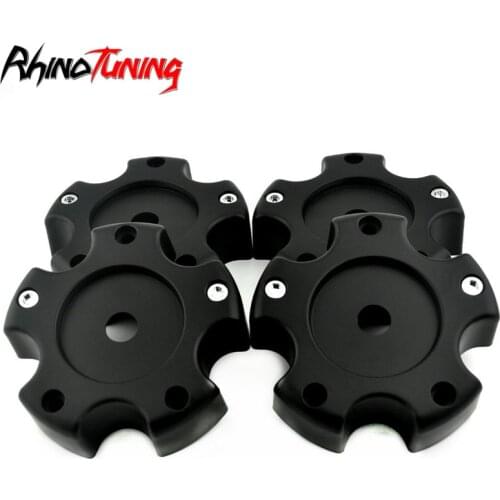 4pcs Set 120mm Car Wheel Center Hub Cap for Rims Cover 5 Lugs Auto Styling Accessories Matt Black