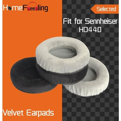 Homefeeling Earpads for Sennheiser HD440 Headphones Earpad Cushions Covers Velvet Ear Pad Replacement