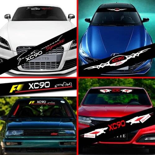 Car Sticker For Volvo xc90 Front Windshield Prevent Sunlight Reflection Decoration Decals Car Accessories