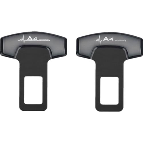 Car Styling for Audi A4 b6 b8 b7 b9 b5 Accessories Car Belt Buckles Car Safty Belt Alarm Canceler Stopper 2PCS