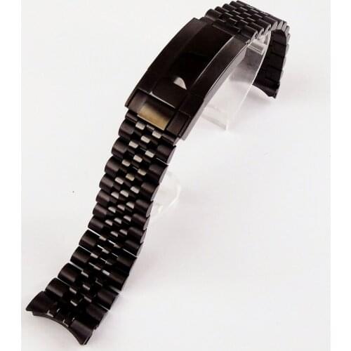 Nologo 20mm Width Steel jubilee Watch Strap Bracelet Watch Band with Steel Bracelet Clasp