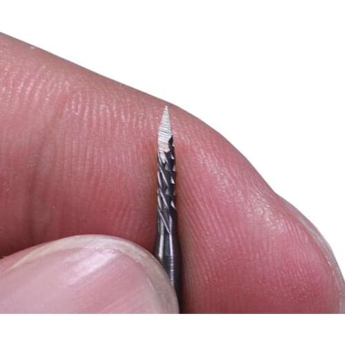 Electric engraving milling cutter nuclear carving drill bit woodworking carving knife tooth micro-sculpting sharp needle tool