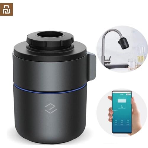 Youpin Yimu Black Intelligent Monitoring Faucet Water Purifier Filter Kitchen Bathroom Filters For House Kitchen