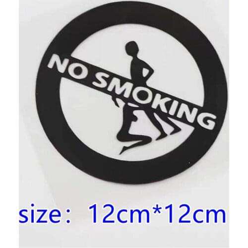 Car modification cool stickers motorcycle accessories No Smoking decals for Ferrari Porsche BMW Mercedes Toyota Volkswagen Buick
