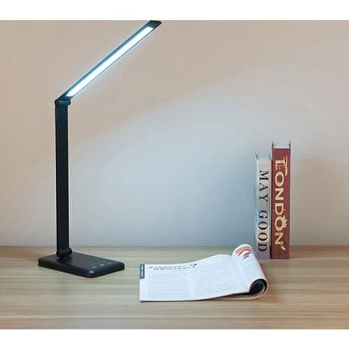 Table lamp desk lamps wireless charging eye-protection 5 levels color temperature adjustable for living room bedroom read lamp