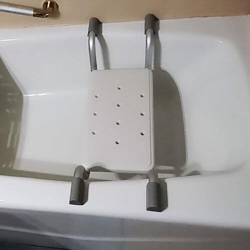 Anti-slip wear-resistant shower chair thickened aluminum alloy bathing aids for the elderly Eco-friendly punch-free bathtub seat