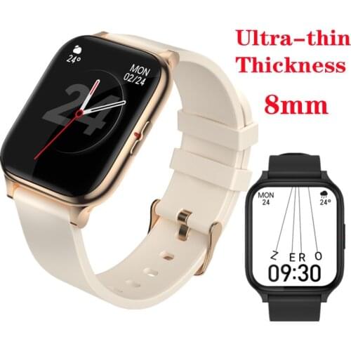 2021 Latest Light And Thin Ladies Smart Watch 1.69" Full Screen High-Definition Touch MenS Bracelet Heart Rate Sleep Monitoring