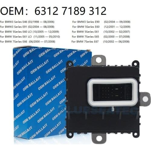 NEW OEM For BMW 3 5 7 Series E46 E90 E91 E60 E61E65 E66 XENON LED Module Ballast Adaptive Headlight Drive Control 63127189312