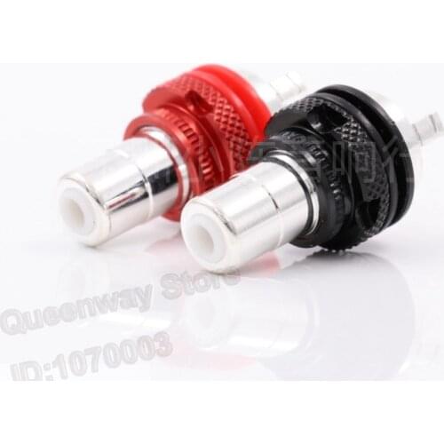 P-033 EIZZ EZ-106 RCA Socket Brass + Phosphor Bronze Vacuum Tube Power Amplifier Amplifier Audio RCA EZ-106 Pair