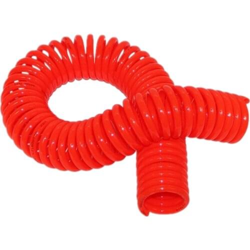 Free shipping 1 pcs Pneumatic Spring tube PU 8*5mm 10*6.5mm air pipe Air compressor High-pressure hose 6m 9m 12mm 15mm