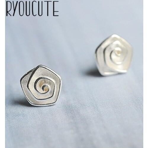 Bijoux 2019 Bohemian Rose Flower Earrings Ladies Silver Color Earrings for Women Wedding Statement Jewelry Pendientes