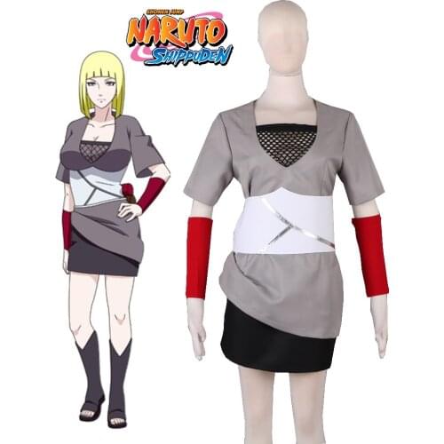 Shippuden Samui Land of Lightning Ninja Uniform Cosplay Costume