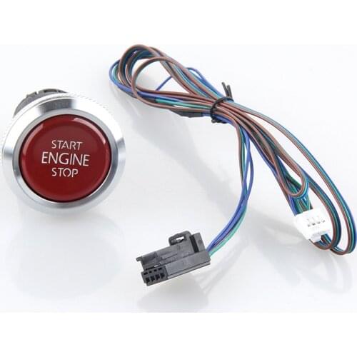 EASYGUARD Replacement push start stop button for ec002 series P4 style, red