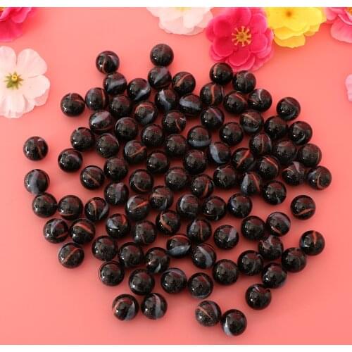 90x 16mm Cats Eye Glass Beads Marbles Marble Solitaire Game Toy Tank Decor