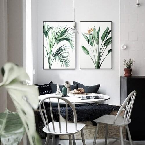 Succulent Plants Nordic Poster Leaf Cactus Flowers Wall Art Print Posters And Prints Canvas Painting Wall Pictures Home Decor