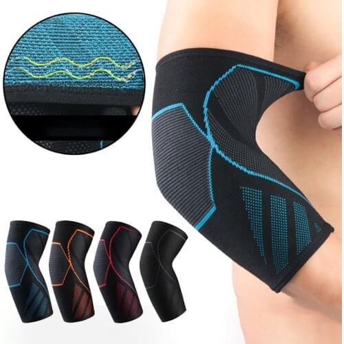 1 pcs Elastic Stretch Elbow Support Brace Arthritis Bandage Elbow Knee Pad Guard for Basketball Football Volleyball Protection