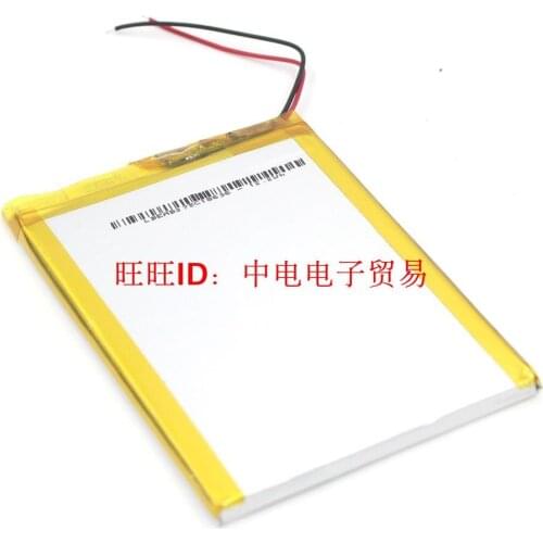 3.7V polymer lithium battery 4400mah527489 508090 high capacity special Tablet PC battery