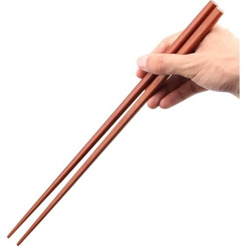 300Pair/Lot Wooden Super Long Chopsticks Cooking Noodles Fried Hot Pot Chinese Style Food Sticks Eco-friendly Kitchen Tableware