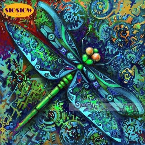 5d Diamond Painting Full Square Cross Stitch Dragonfly Diamond Beads Embroidery Mosaic Hobby Gifts Picture Kits Decoration Home